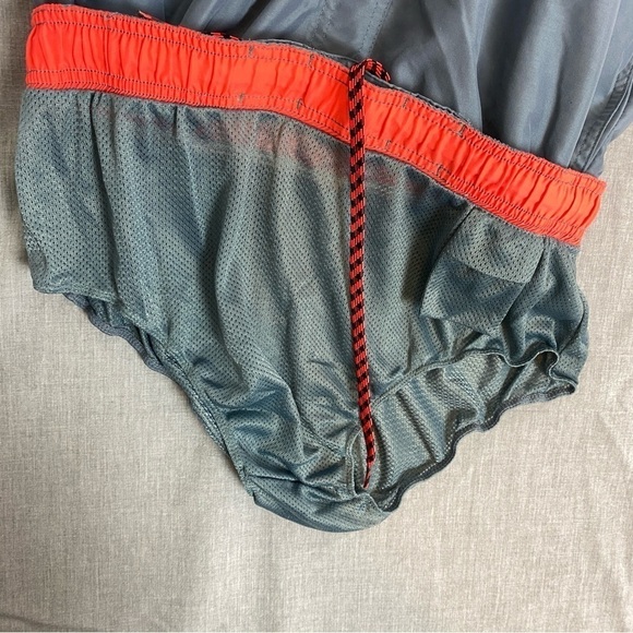 Nike Swim Trunks Shorts Mens Large Mesh Insert Elastic Waist Gray - Picture 8 of 10